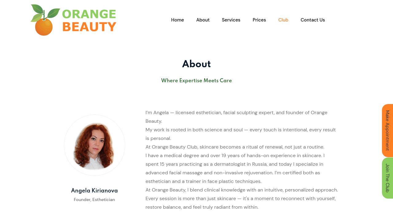 Screenshot of Orangebeauty.club
