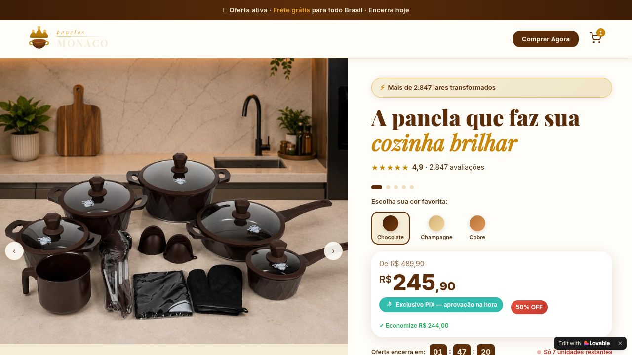 Screenshot of Panelasmonaco.shop
