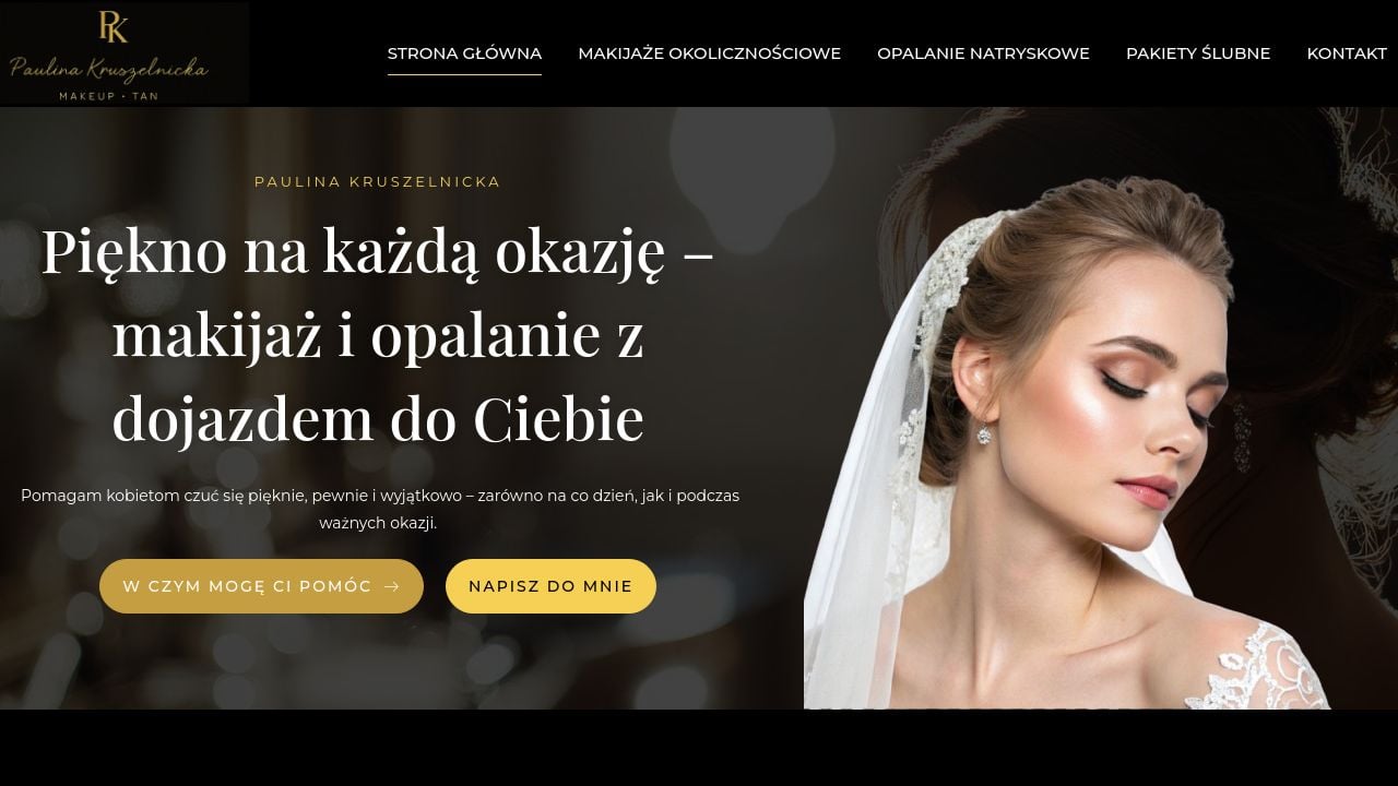 Screenshot of Paulinakruszelnicka.pl