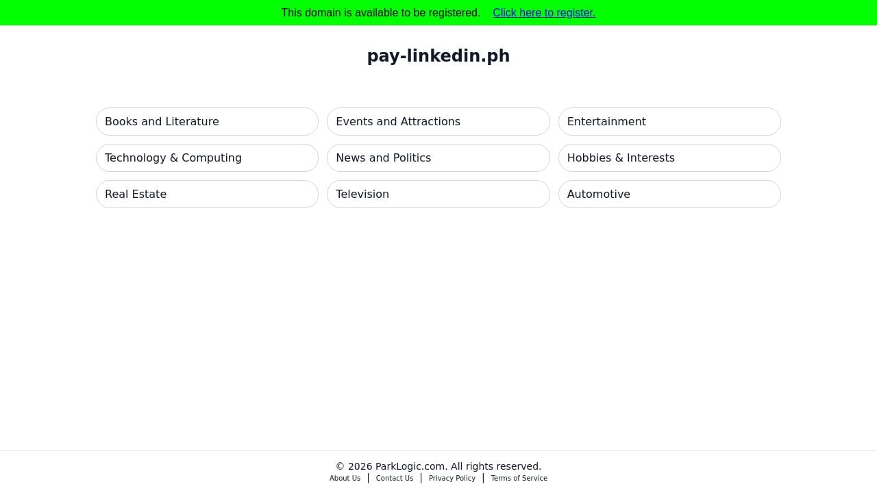 Screenshot of Pay-linkedin.ph