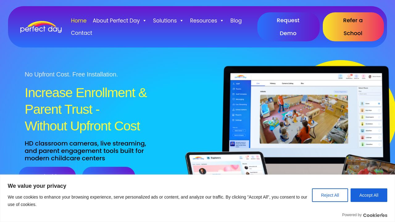 Screenshot of Perfectdaylive.com