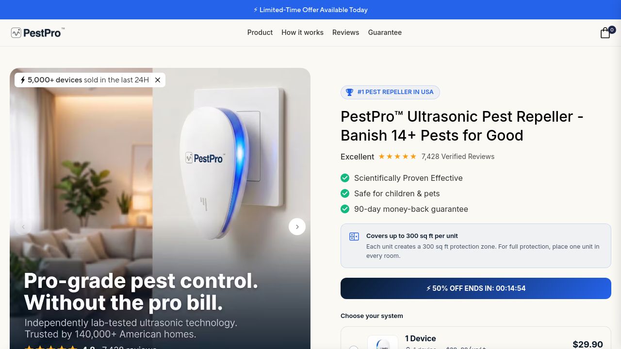 Screenshot of Pestpro.store