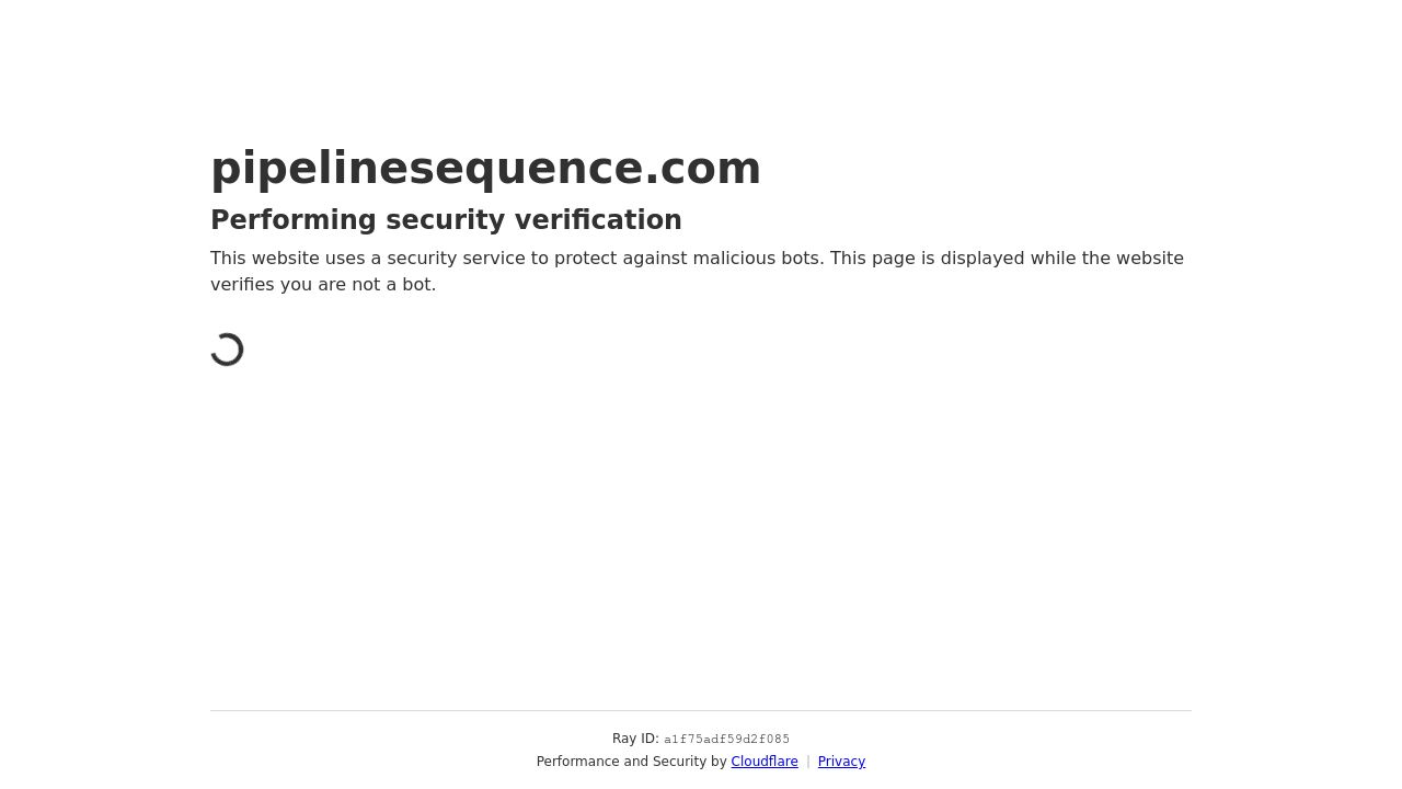Screenshot of Pipelinesequence.com