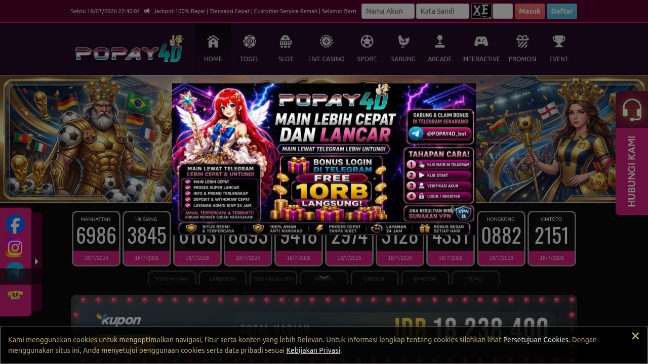 Screenshot of Popay4d.site