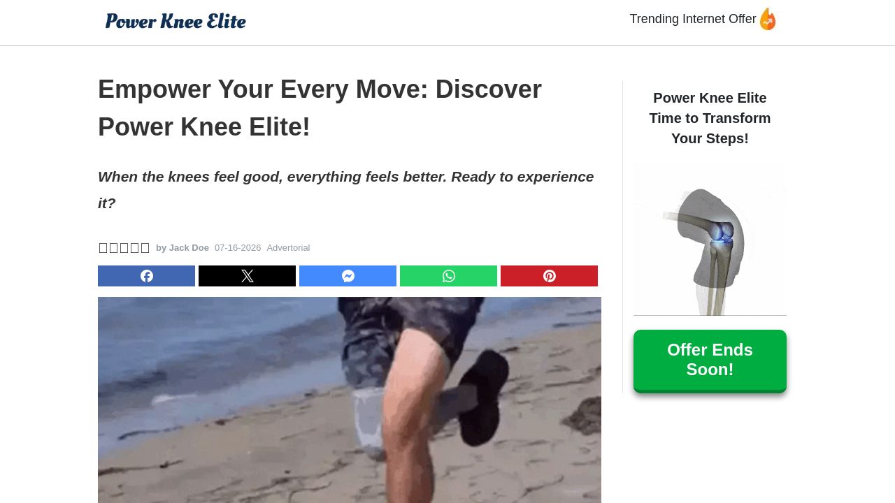 Screenshot of Powerkneeelite.com