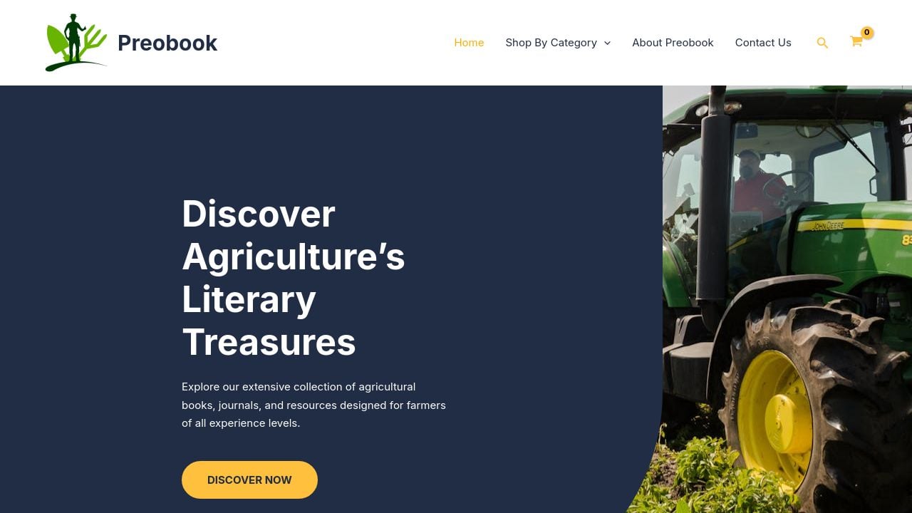 Screenshot of Preobook.com