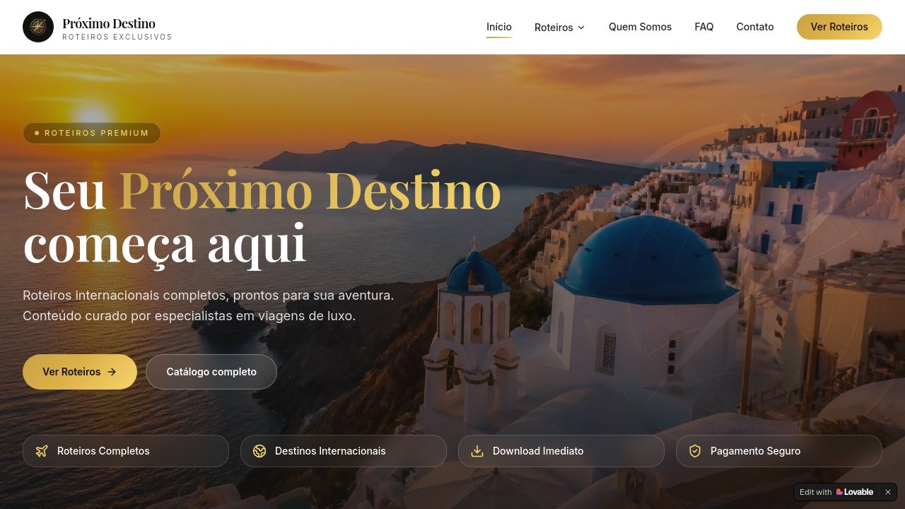 Screenshot of Proximodestino.app