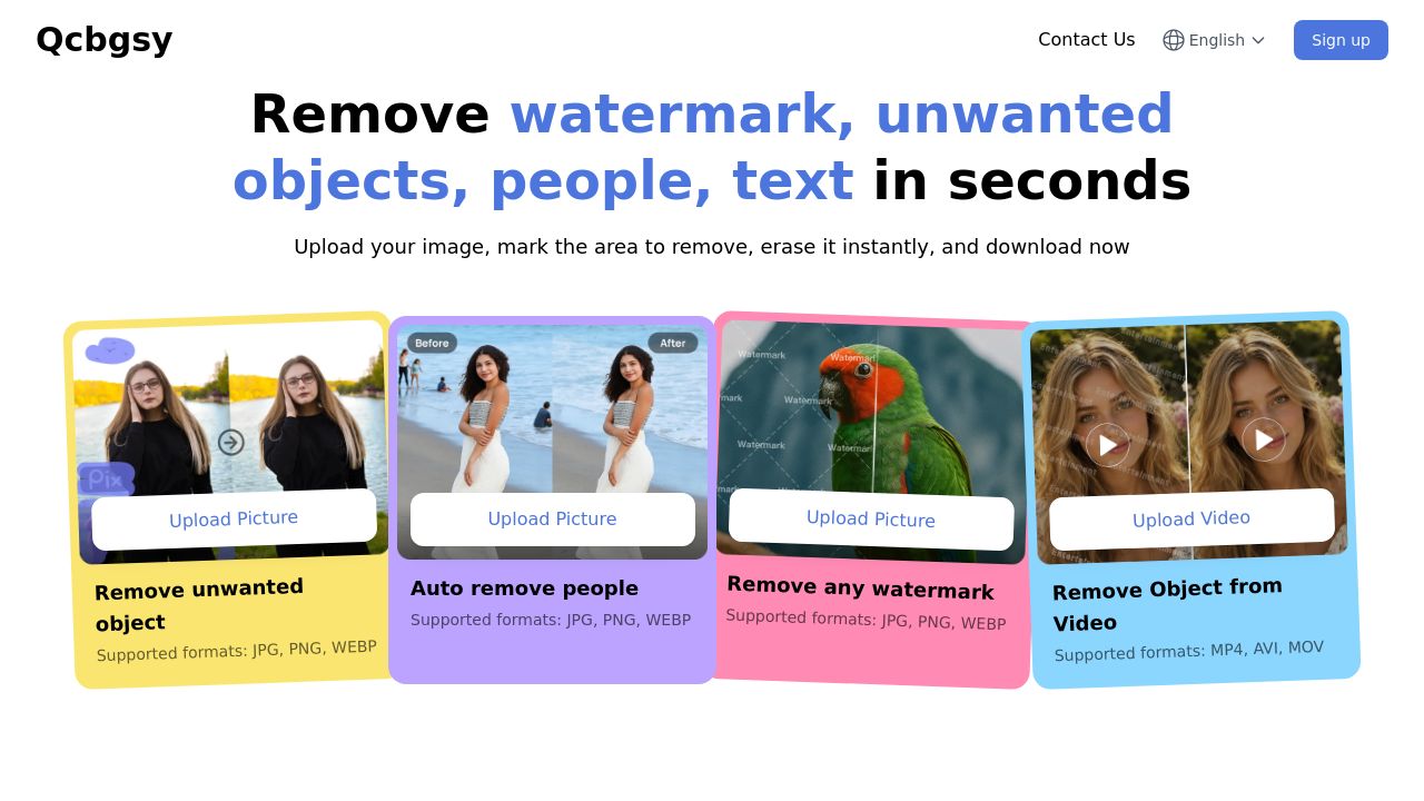 Screenshot of Qcbgsy.com
