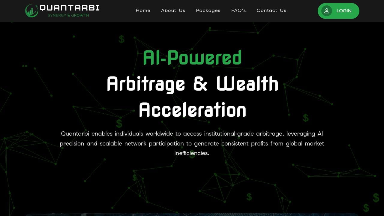 Screenshot of Quantarbi.com