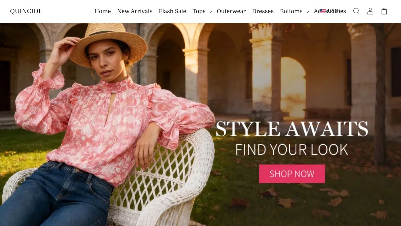 Screenshot of Quincide.com