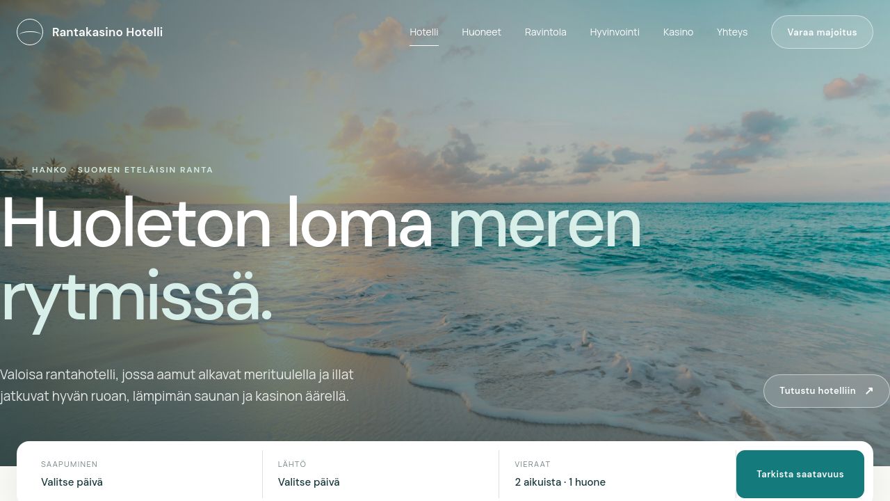 Screenshot of Rantakasinohotel.com