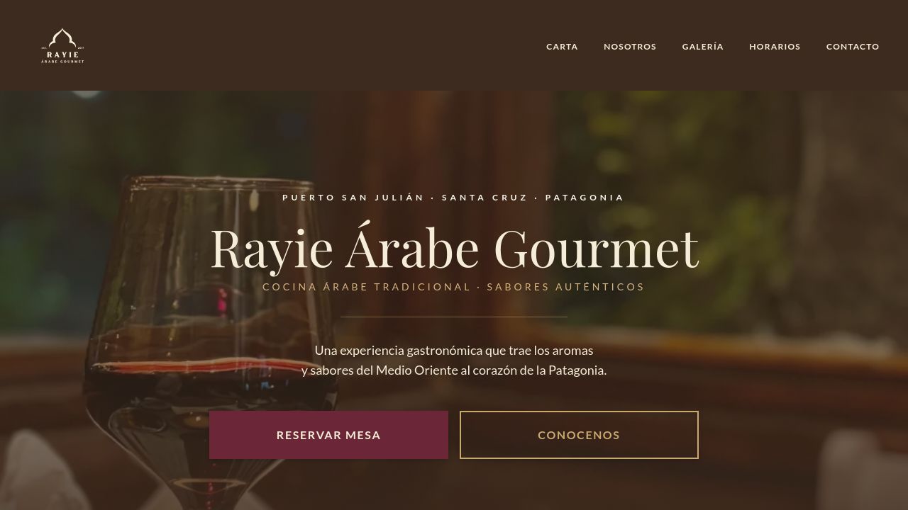 Screenshot of Rayiearabegourmet.com