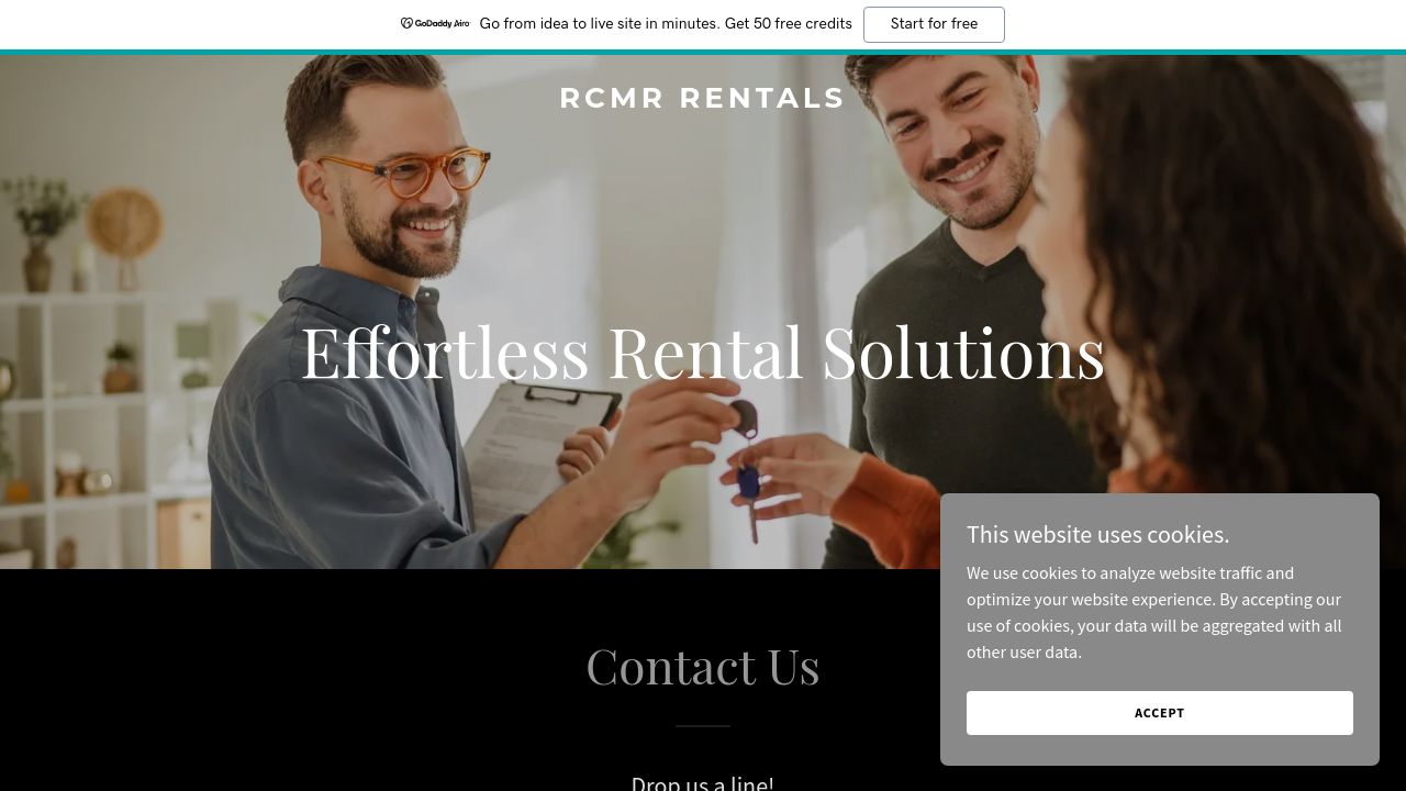 Screenshot of Rcmrrentals.com