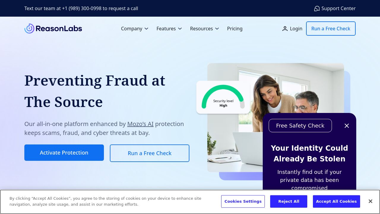 Screenshot of Reasonsecurity.com