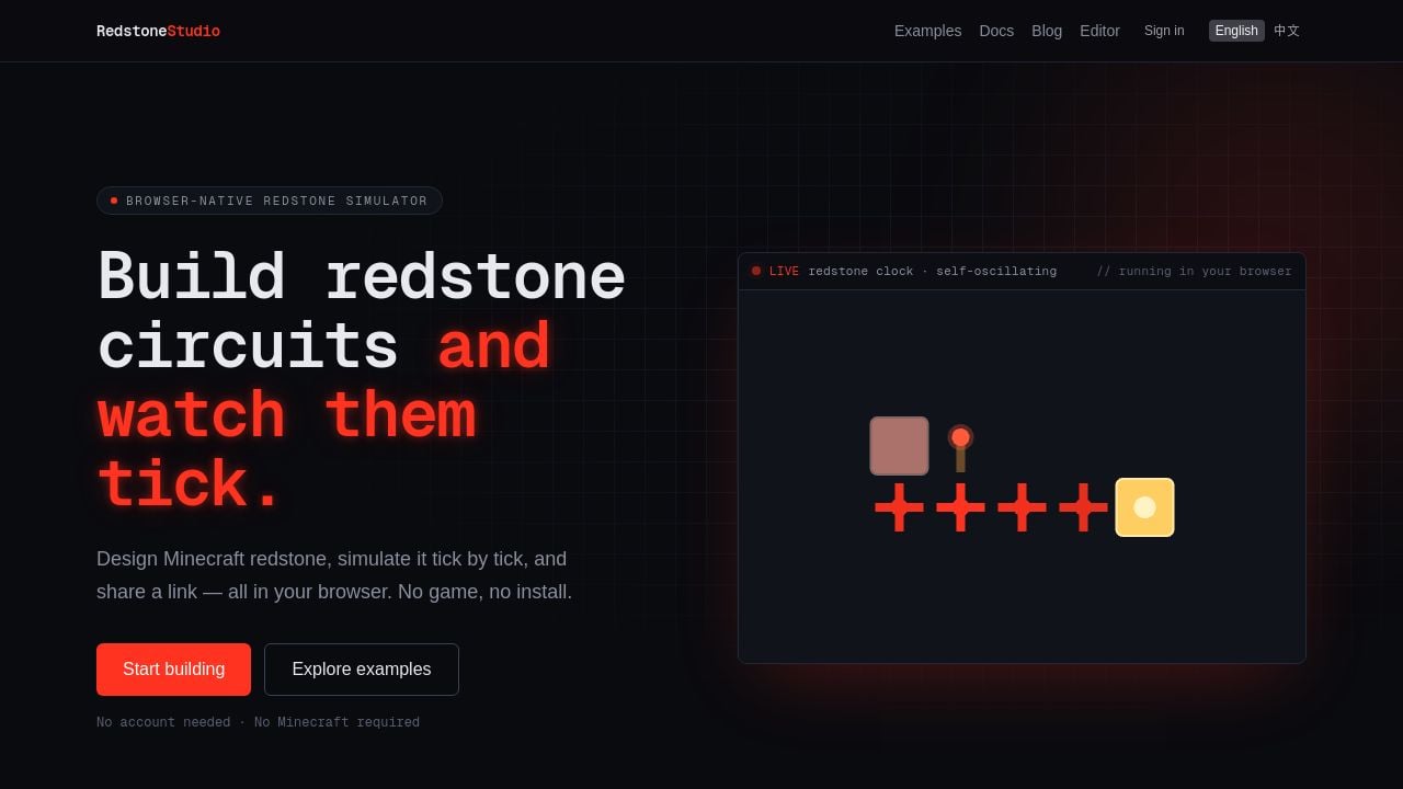 Screenshot of Redstonestudio.org