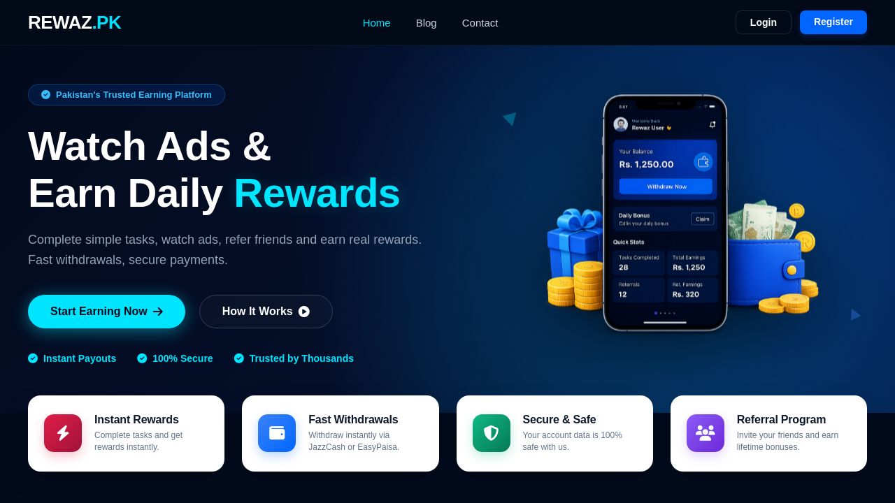 Screenshot of Rewaz.pk