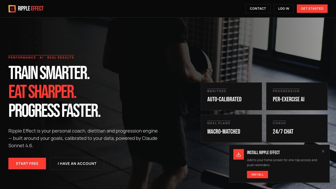Screenshot of Rippleprogress.com