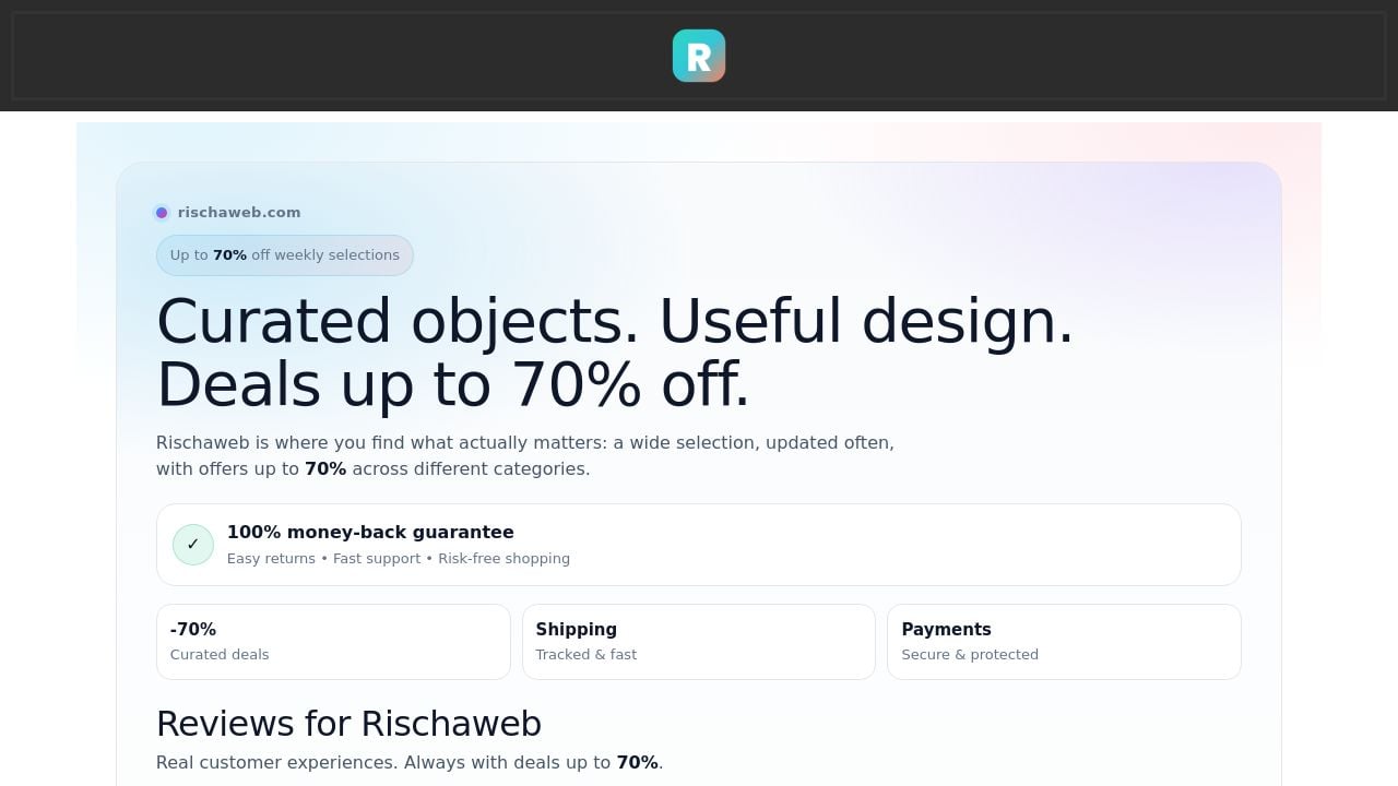 Screenshot of Rischaweb.com