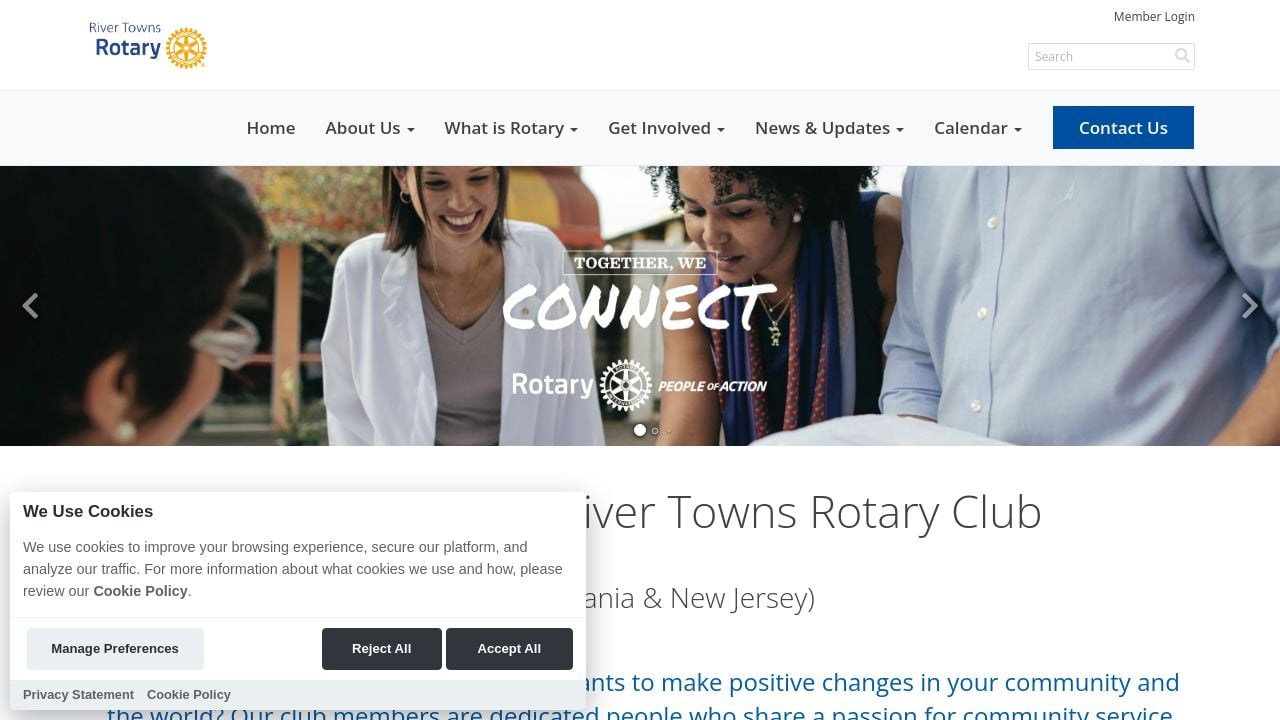 Screenshot of Rivertownsrotarynjpa.org