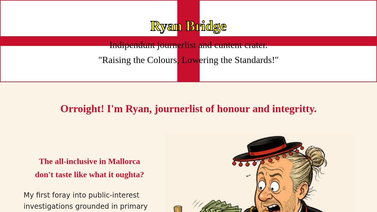 Screenshot of Ryanbridge.uk