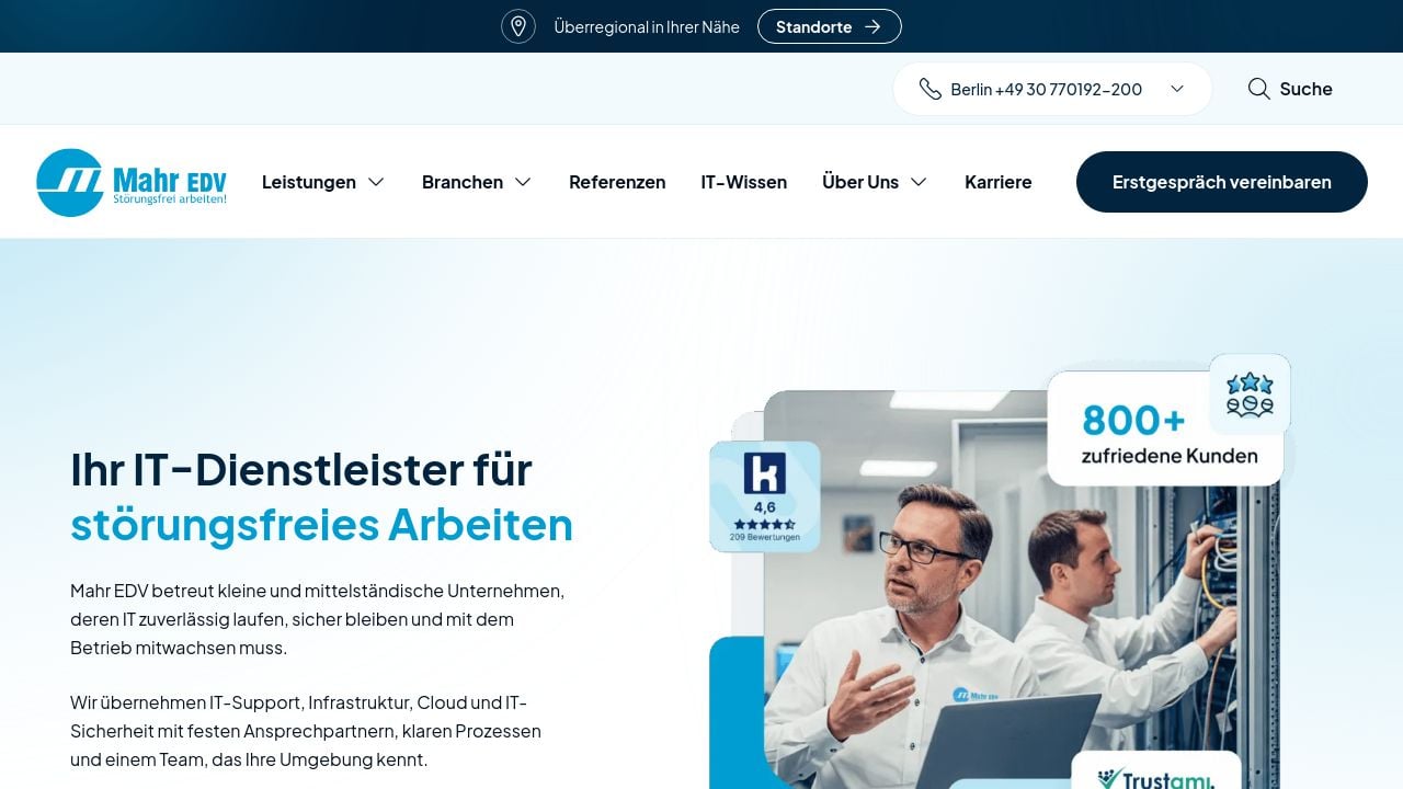 Screenshot of Sales-mahr-edv.de