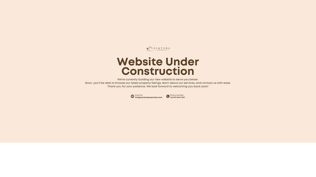 Screenshot of Santaraproperties.com