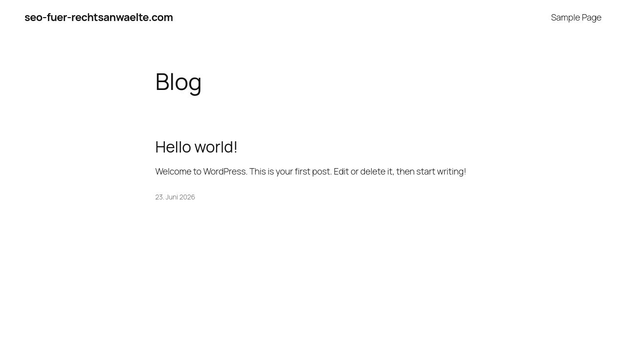 Screenshot of Seo-fuer-rechtsanwaelte.com