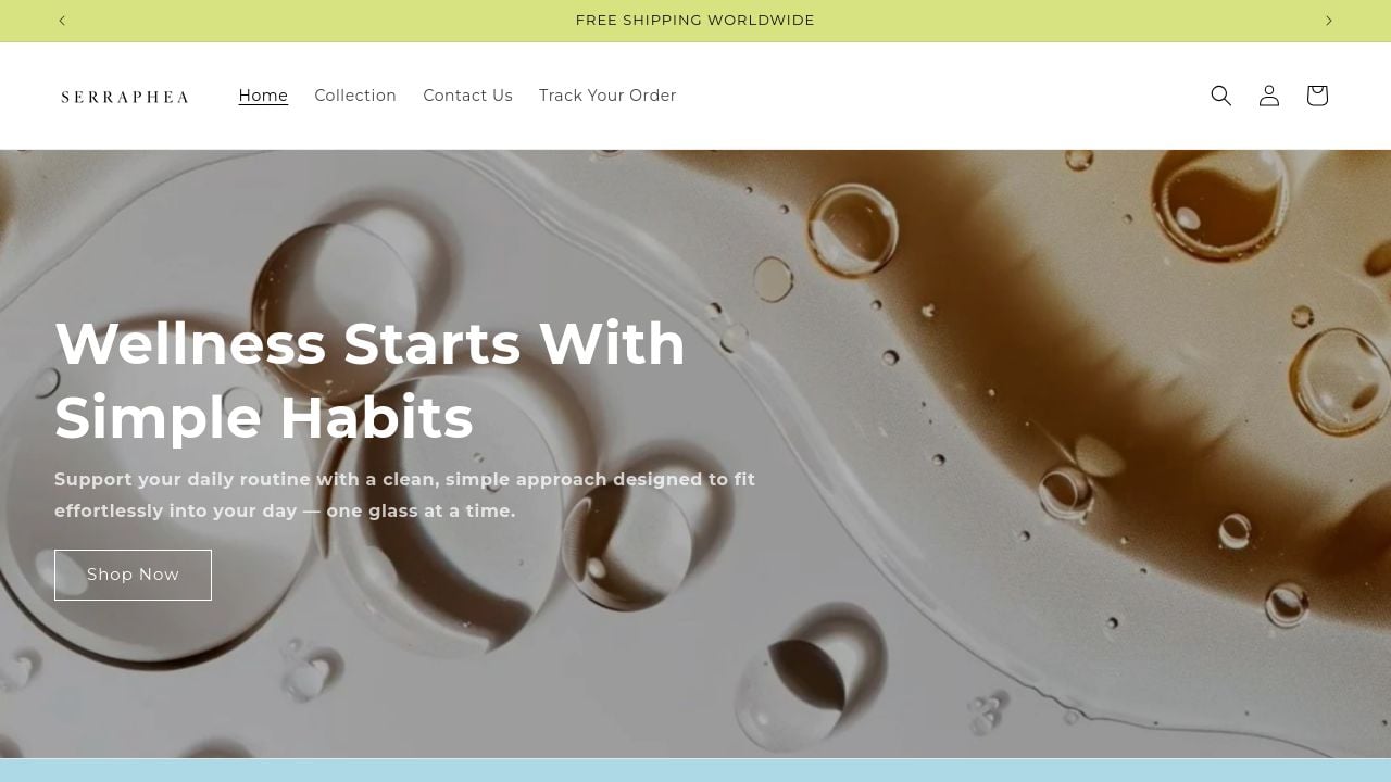 Screenshot of Serraphea.com