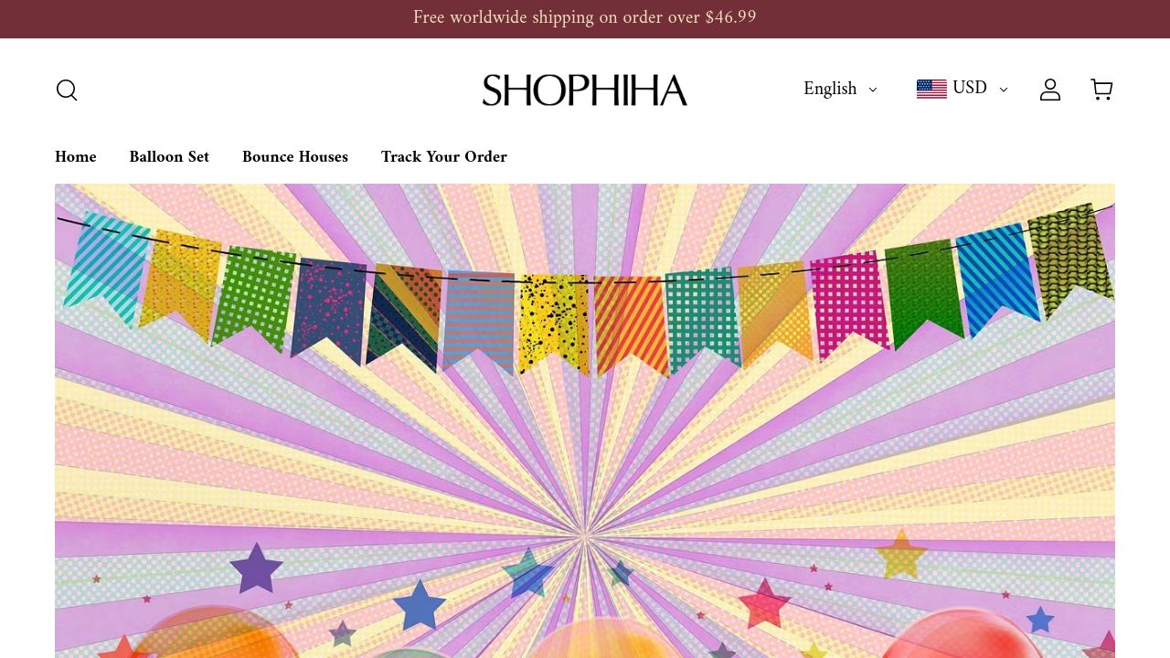 Screenshot of Shophiha.com