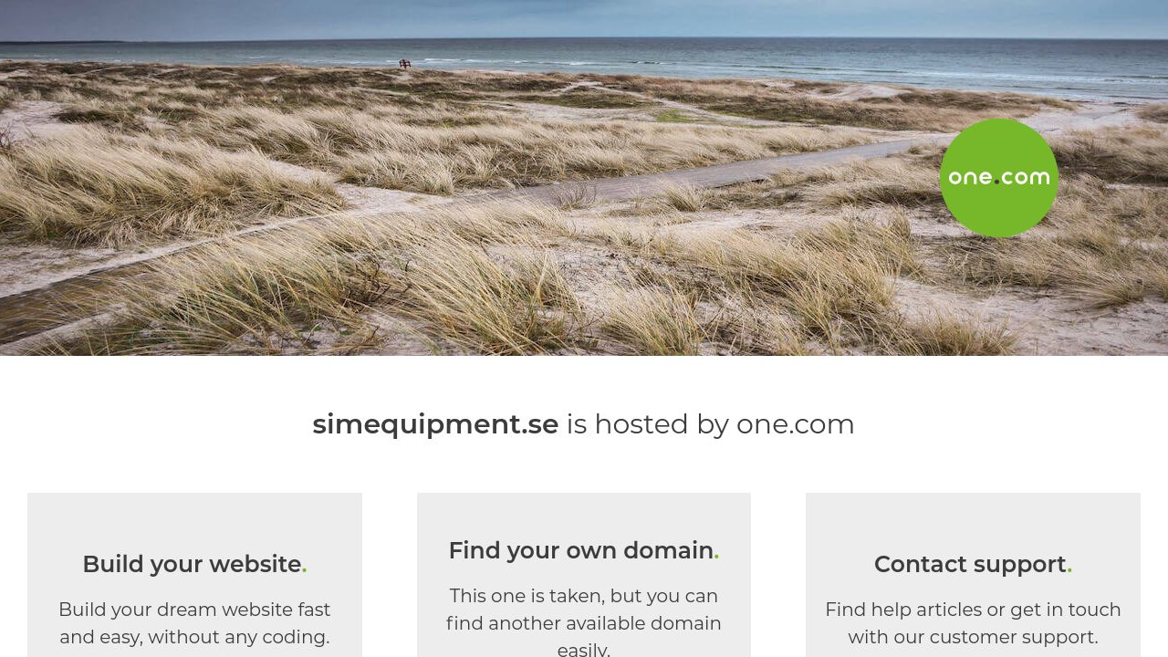 Screenshot of Simequipment.se