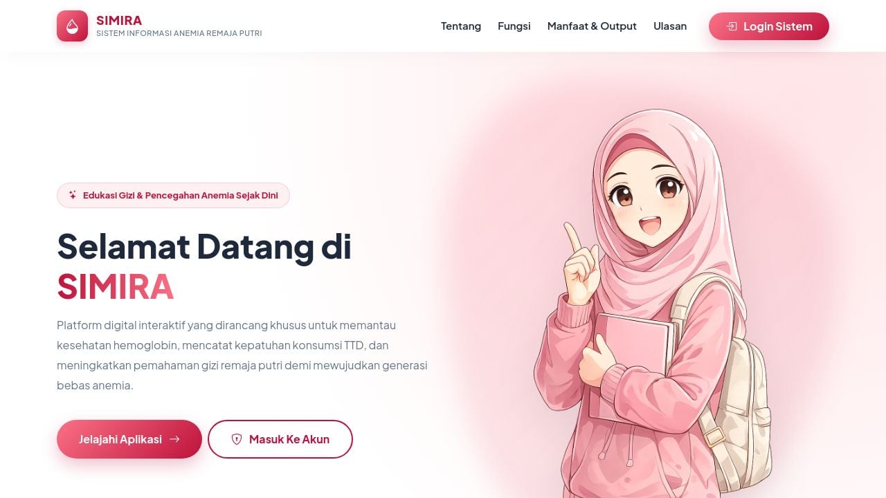 Screenshot of Simira.id