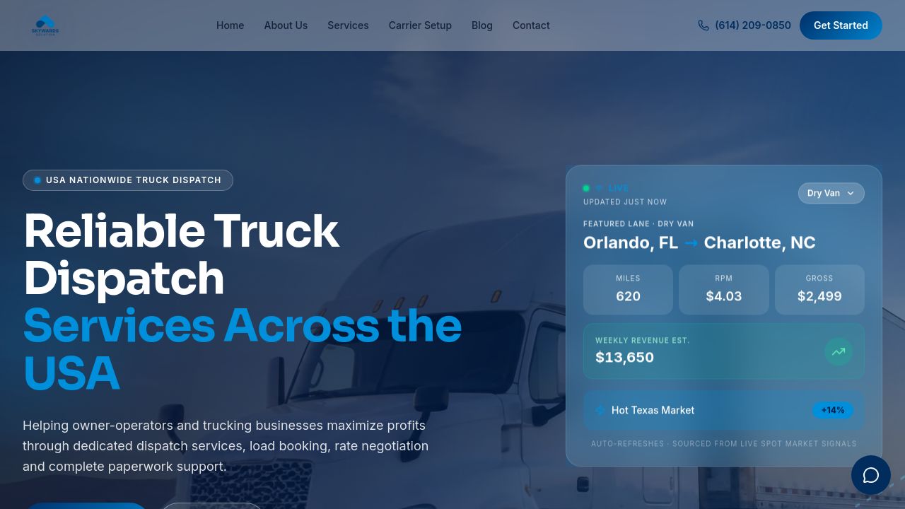 Screenshot of Skywardssolution.com