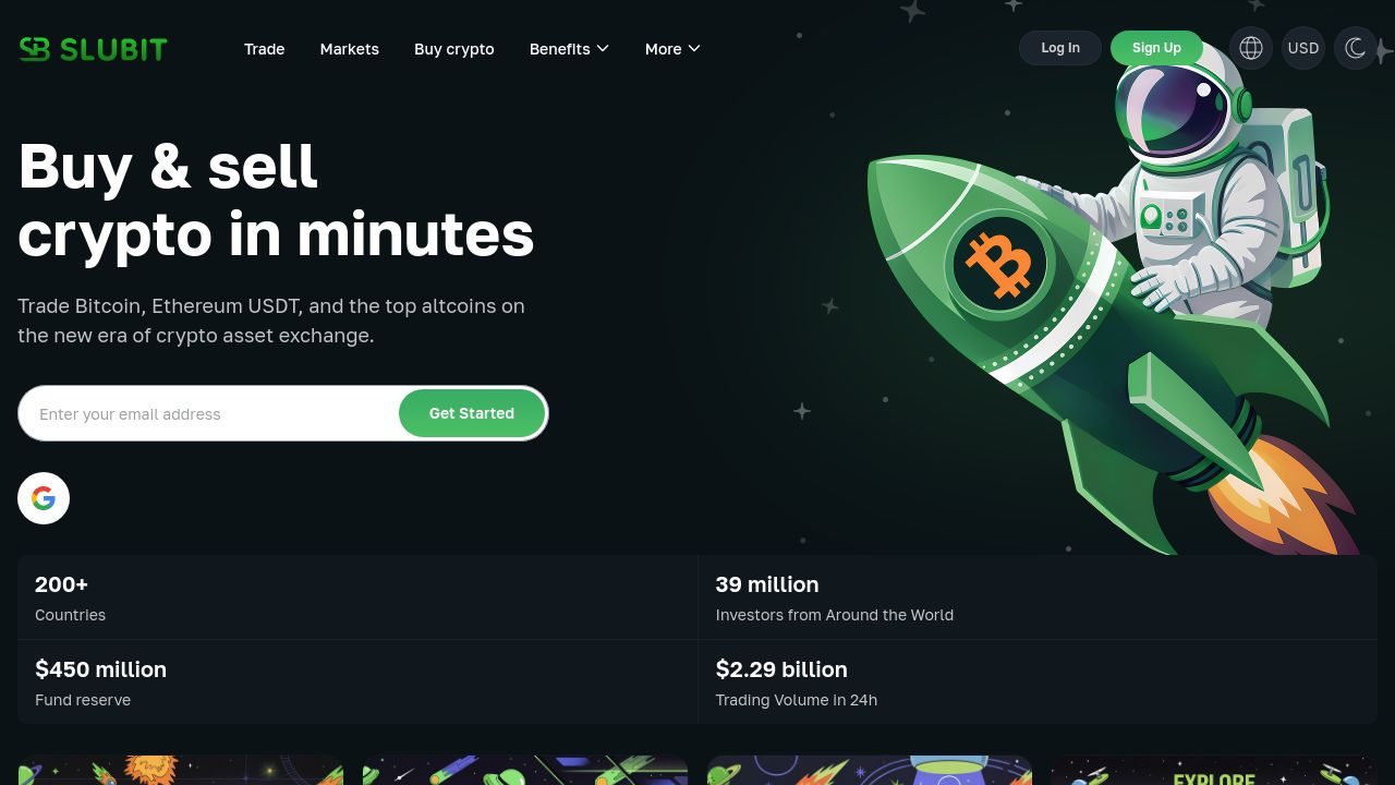 Screenshot of Slubit.com
