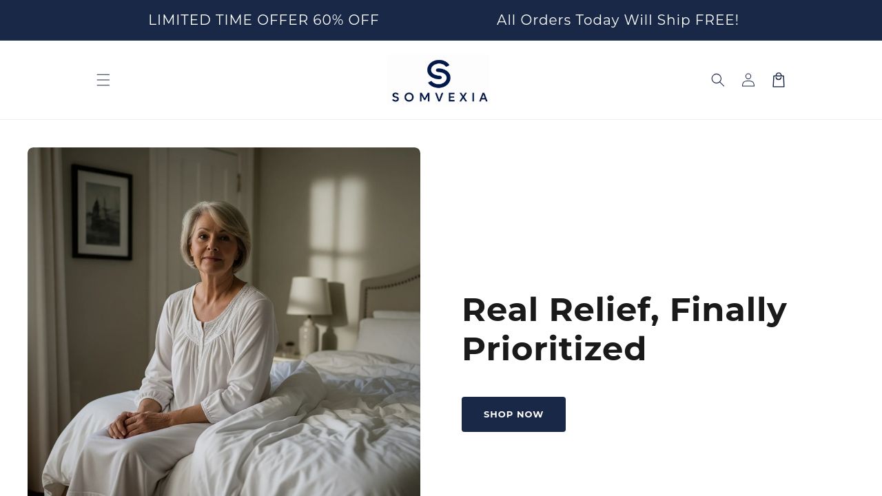 Screenshot of Somvexia.com