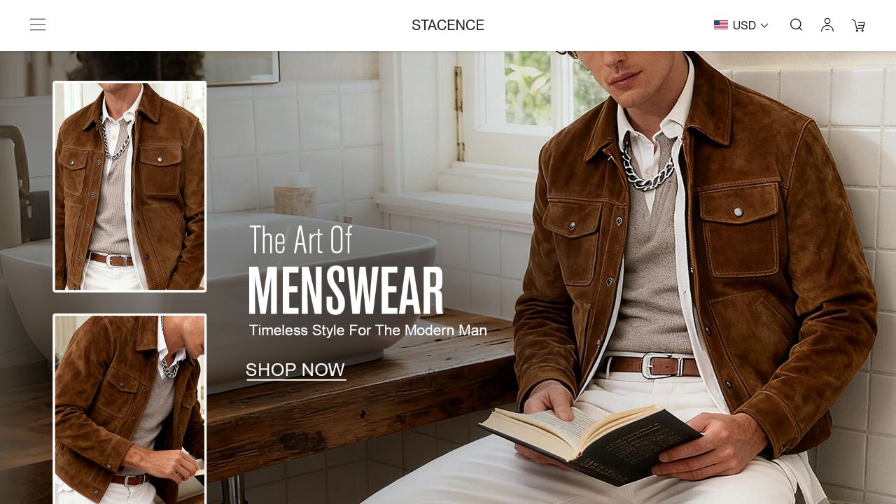 Screenshot of Stacence.com