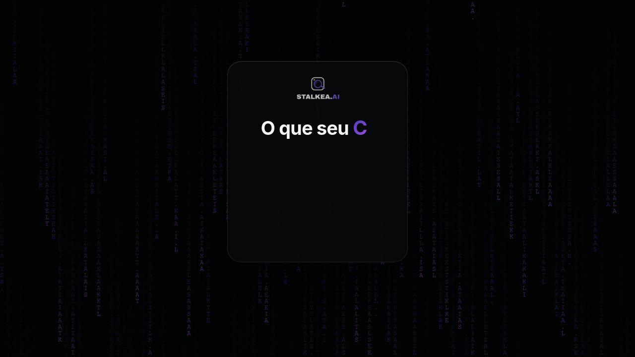 Screenshot of Stalkea.ai