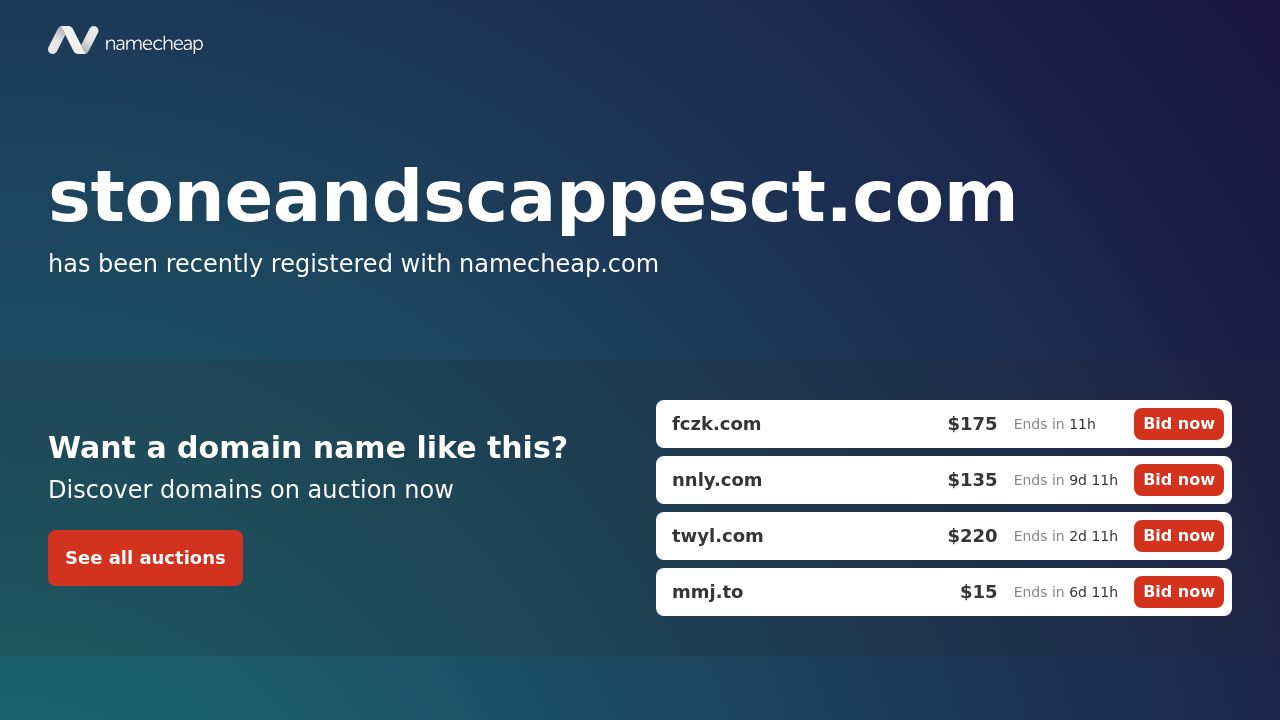 Screenshot of Stoneandscappesct.com