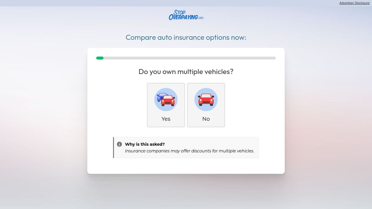 Screenshot of Stopoverpaying.org