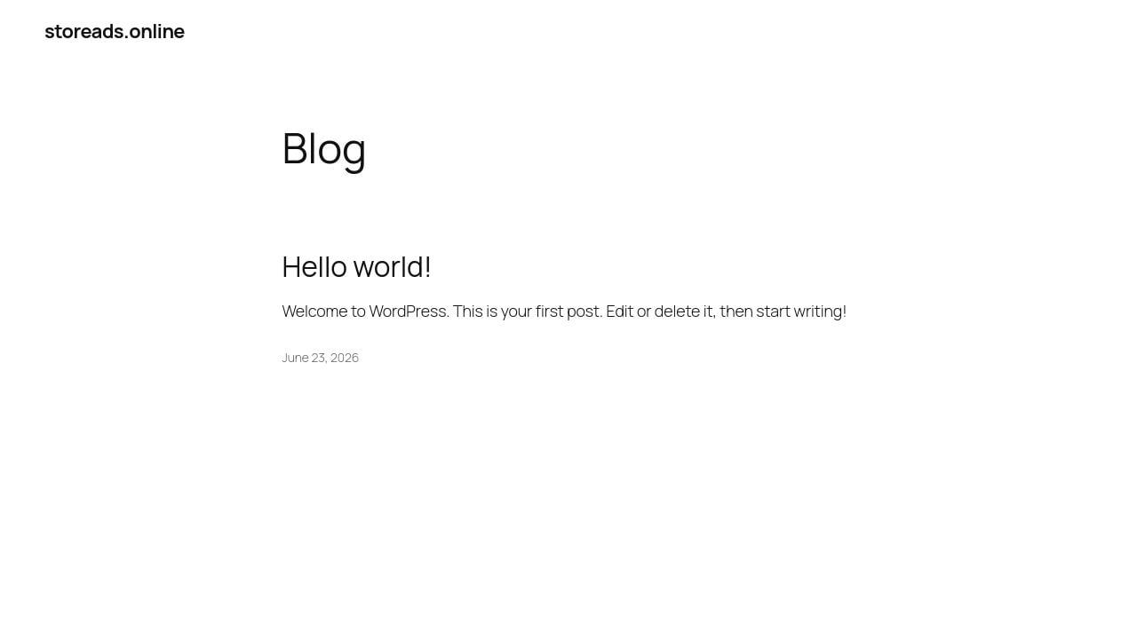 Screenshot of Storeads.online