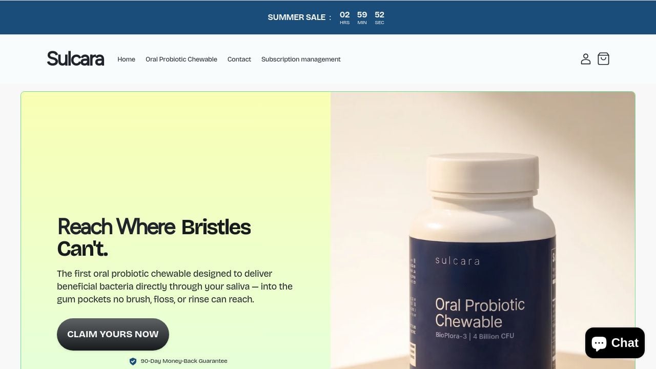 Screenshot of Sulcara.com