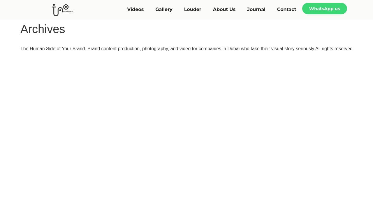 Screenshot of Taomediahouse.com