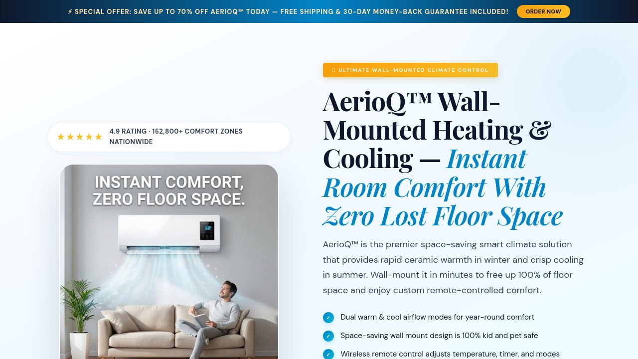 Screenshot of Theaerioq.com