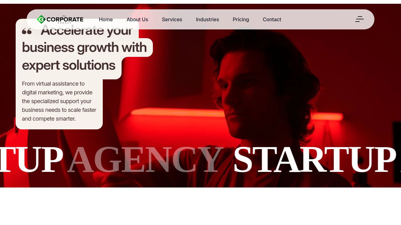Screenshot of Thecorporate.net