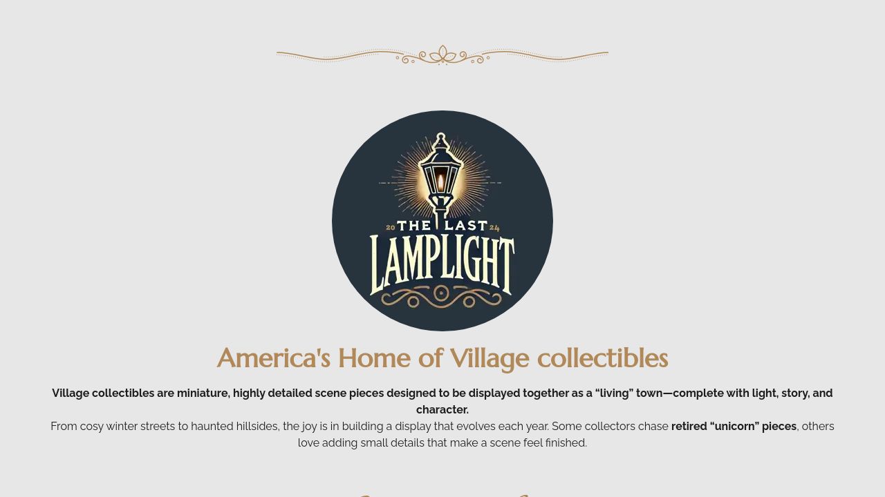Screenshot of Thelastlamplight.com