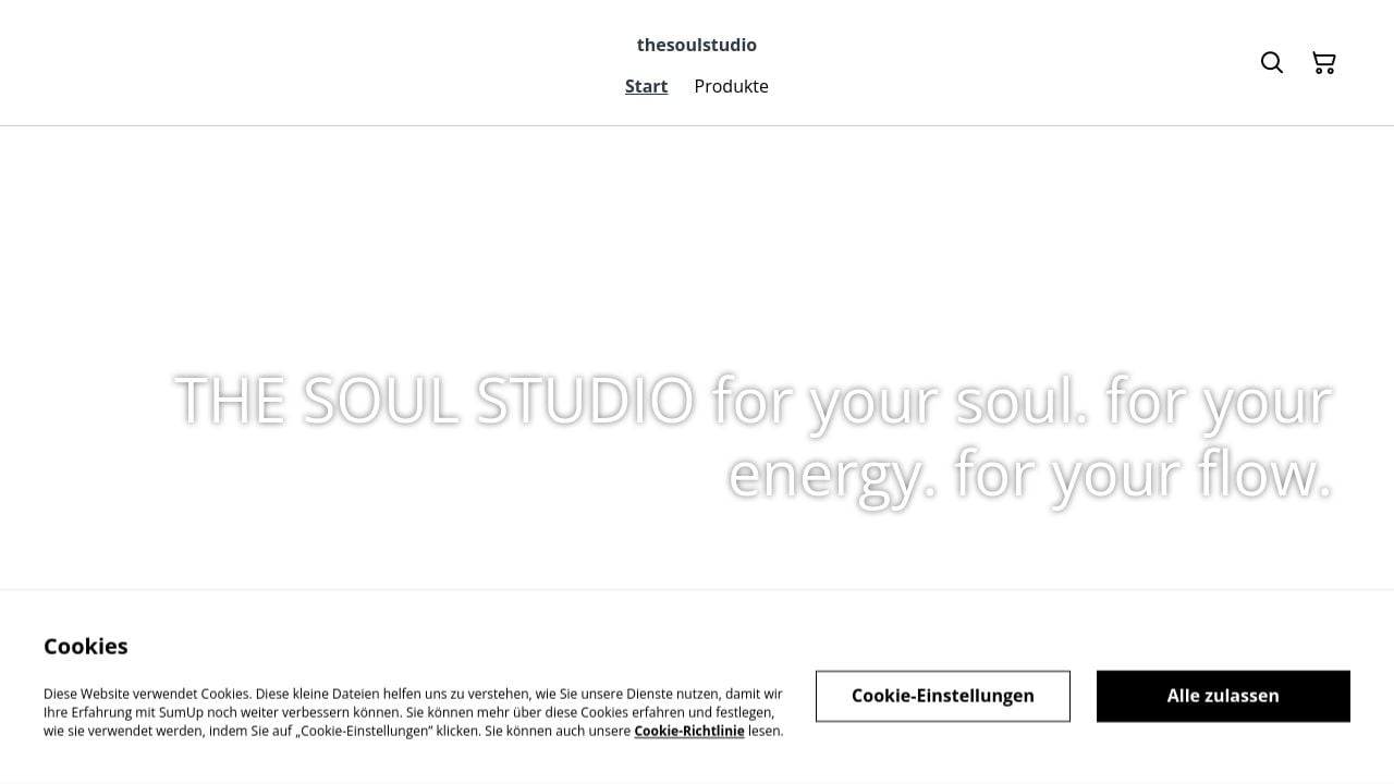 Screenshot of Thesoulstudio.shop