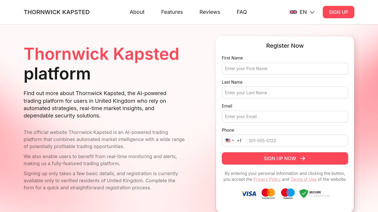 Screenshot of Thornwick-kapsted.com