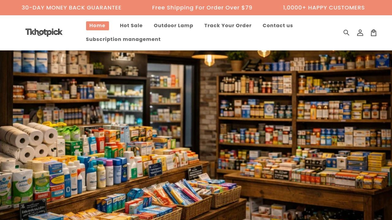 Screenshot of Tkhotpick.com