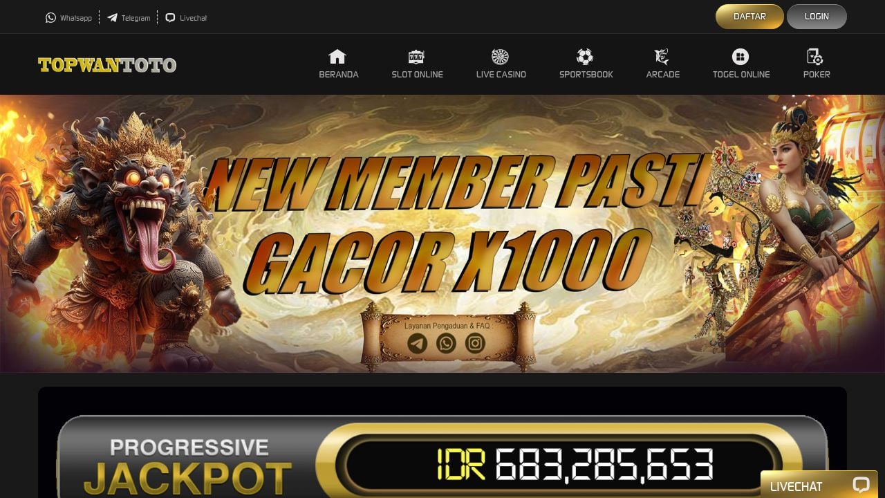 Screenshot of Topwantoto.com