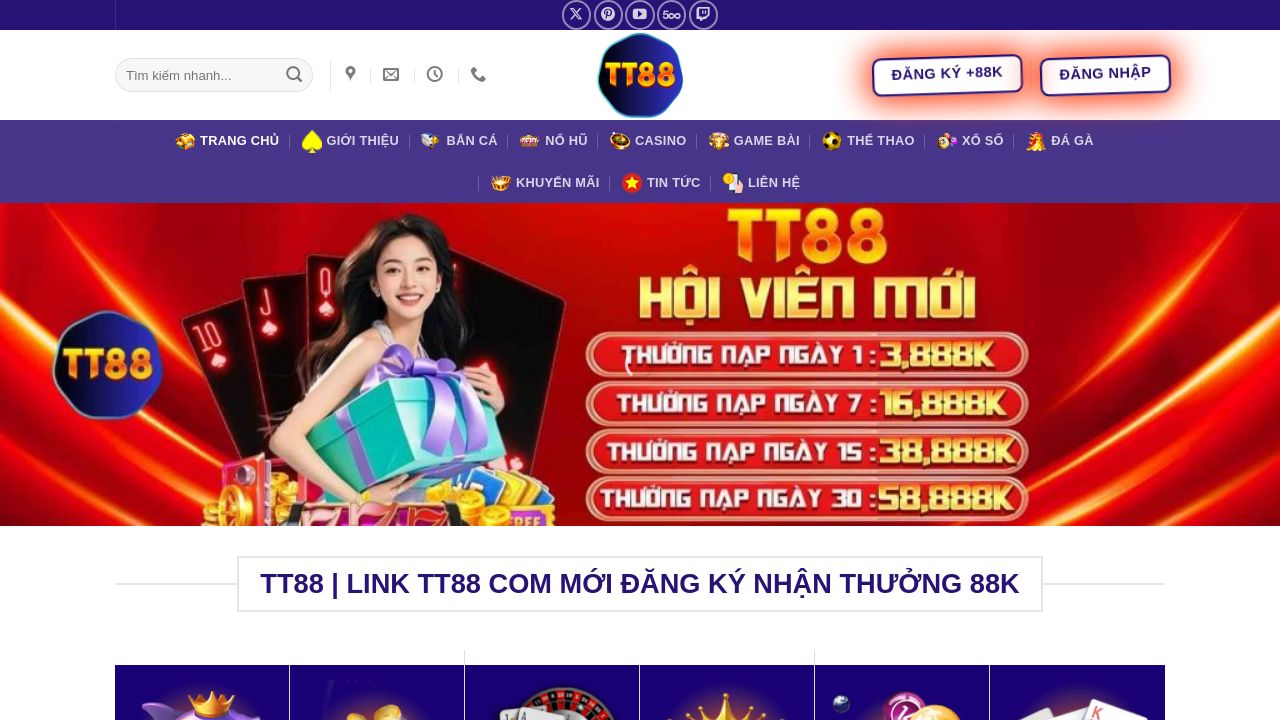 Screenshot of Tt88casino.bet