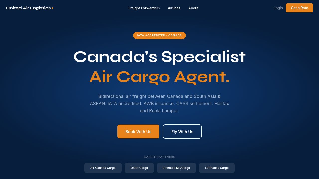 Screenshot of Ualcargo.co